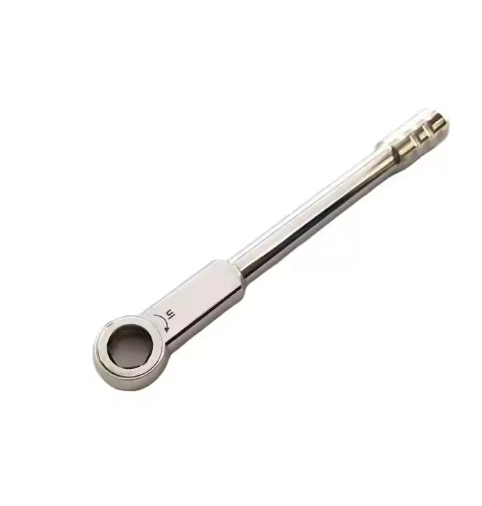 Stainless steel long tooth implant ratchet wrench
